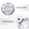 Ravinte 25 Pack Crystal Drawer Knobs - Glass Cabinet Knobs,