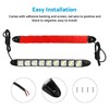 MAX COOL 2PCS 9LED DRL Fog Driving Daylight Daytime Running