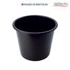 Deflecto CP025YTBLK 14 Litre Plastic Waste Bin - Black