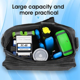 Fiber Optic Termination Tool Kit FTTH Cable Cold Welding Tool Set with 6S Optical Fiber Cleaver and FC-LC Adapter M7 3 in 1 OPM with RJ45