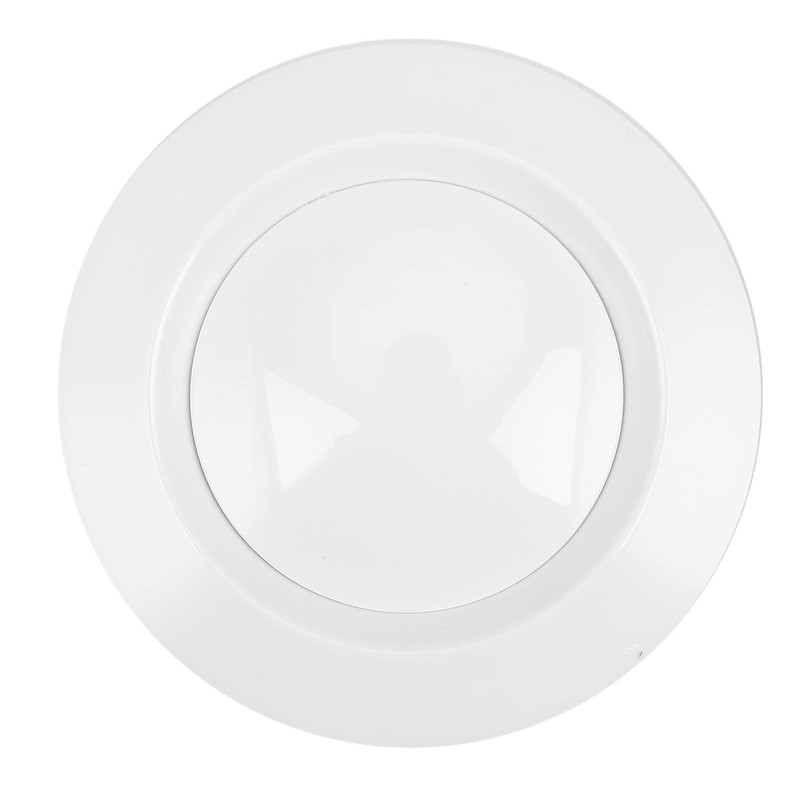 KJKVIVH 2 Pieces ABS Adjustable Round Soffit Exhaust Vent White