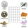 MUQING 600 Pockets Coin Sleeves, 20 Sheets Coin Pages, Coin