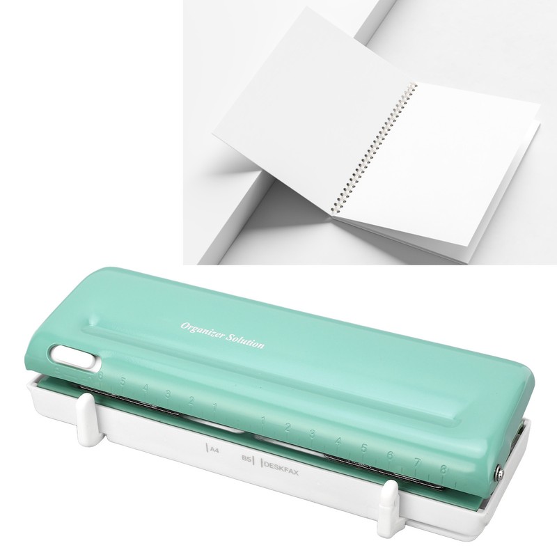 6 Hole Paper Puncher Spacing Adjustable Planner Hole Puncher for