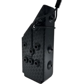 Zero9 Holsters - Model 2015 Taser Case, Compatible with Taser 7 (Black Basketweave, Molle Lok)
