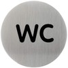 DURABLE Sign Plate Toilet/Washroom (WC)