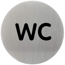 DURABLE Sign Plate Toilet/Washroom (WC)