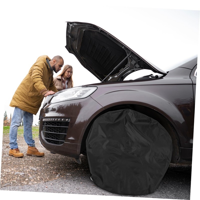 GARVALON Universal Wheel Cover for Motorhomes, Waterproof Tyre Cover for