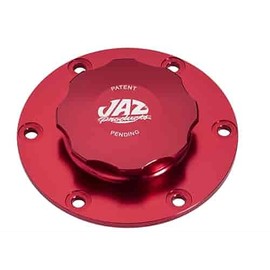 JAZ Products 391-725-06 Billet Fuel Cell Cap Assembly Red 6-Bolt Includes all mo