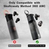 POZCIS for Skullcandy Method 360 ANC Case Cover, Soft Silicone
