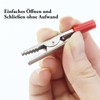 Pack of 32 Alligator Clips, Test Metal Crocodile Clips, Crocodile