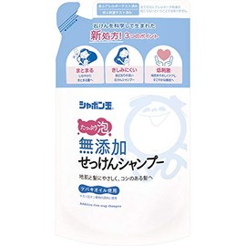 [Set of 2] Shabondama Additive-Free Soap Shampoo Foam Type Refill 14.8 fl oz (420 ml)