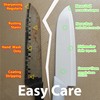 Rynal Ceramic Knife - 7 inch Chef's Santoku Knife -