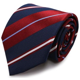 Michi Kolondon Brand Necktie, Made in Japan, 100% Silk, Striped Designer, Multi, D pattern