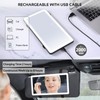 2PCS Car Sun Visor Vanity Mirror with 3 Light Modes