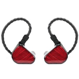 TRUTHEAR x Crinacle Zero: Red Dual Dynamic Driver on Earphones with 0.78 2-Pin Cable
