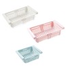 WDDP 3-Piece Set Extendable Fridge Organiser, Fridge Drawer Organiser, Adjustable