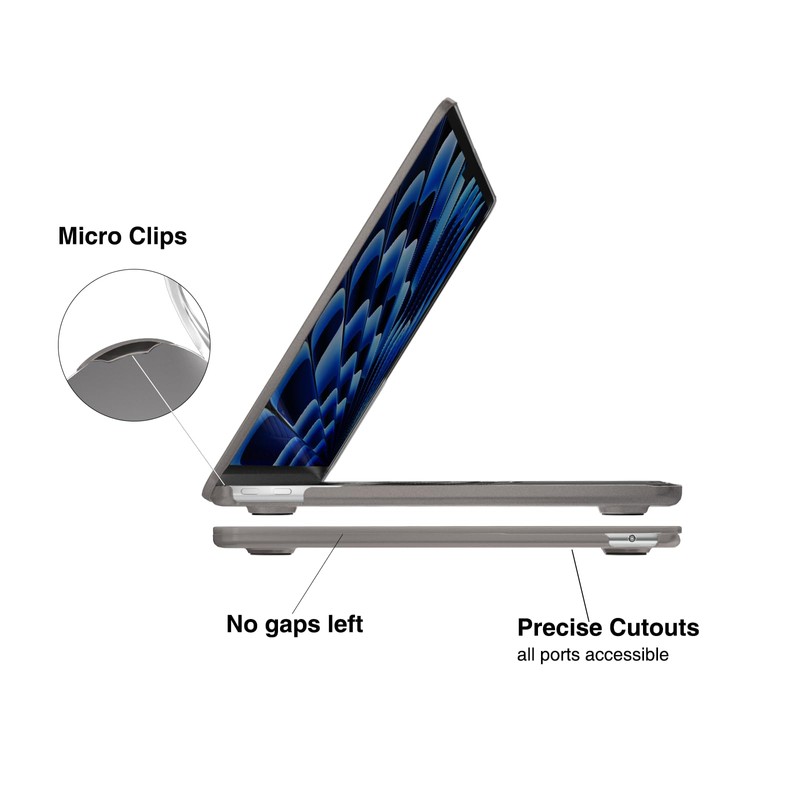 eleger Non-Rigid Case Compatible with MacBook Pro 13 Inch M2