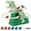 Dinosaur Climbing Slide Toy with 6 Dinos, Electric Dino Slide