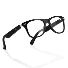 Smart Glasses with Bluetooth, IPX5 Waterproof & Anti-Blue Light, Smart Audio Glasses with Intelligent Touch, Open Ear Speaker & Mic, Remote Shooting, Unisex Bluetooth glasses for Work, Game & Read