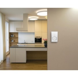 Stelpro Line Voltage Celcius Thermostat, Mechanical 240 Volts, Compatible with Most Heating Products (Electric Baseboards, Wall Fan Heaters, Commercial Fan-Forced Heaters), White (Premium Packaging)