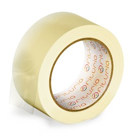 OFITURIA Clear Packing Tape for Packing Boxes for Shipping and Moving - Seal for Safe and Durable Packaging (48cms x 60mts - Clear, 1 Blind)