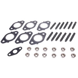 Czomoizc Exhaust Manifold Gaskets, Stud & Nut Kit Compatible with Dodge Cummins 5.9L 6.7L Engine 24V 98.5-19