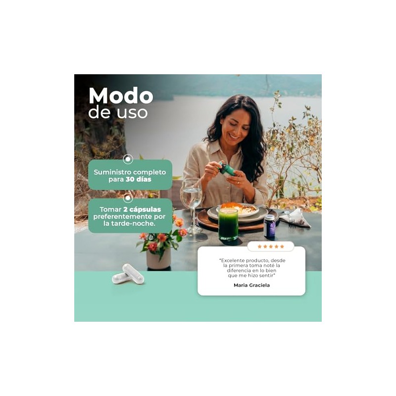 Glicinato de Magnesio 500mg Cápsulas Veganas TIBA SALUD