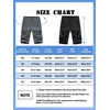 NATUST Boys' Summer Shorts Kids Quick-Drying Thin Lightweight Shorts, gray