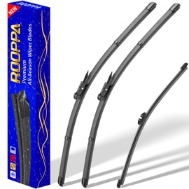 3 wipers Replacement for 2013-2019 Ford Escape, Windshield Wiper Blades Original Equipment Replacement - 28"/28"/11" (Set of 3) Pinch Tap