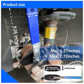 Brake Caliper Compression Tool,Caliper Piston Compressor Tool,Brake Caliper Press Tool,Brake Caliper Tool, Brake Piston Compressor Tool, Brake Pad Spreader,Capable of 360 Degree Swing Ratchet, Blue