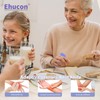 Ehucon Adaptive Utensils Angled Spoon and Fork for Hand Tremors