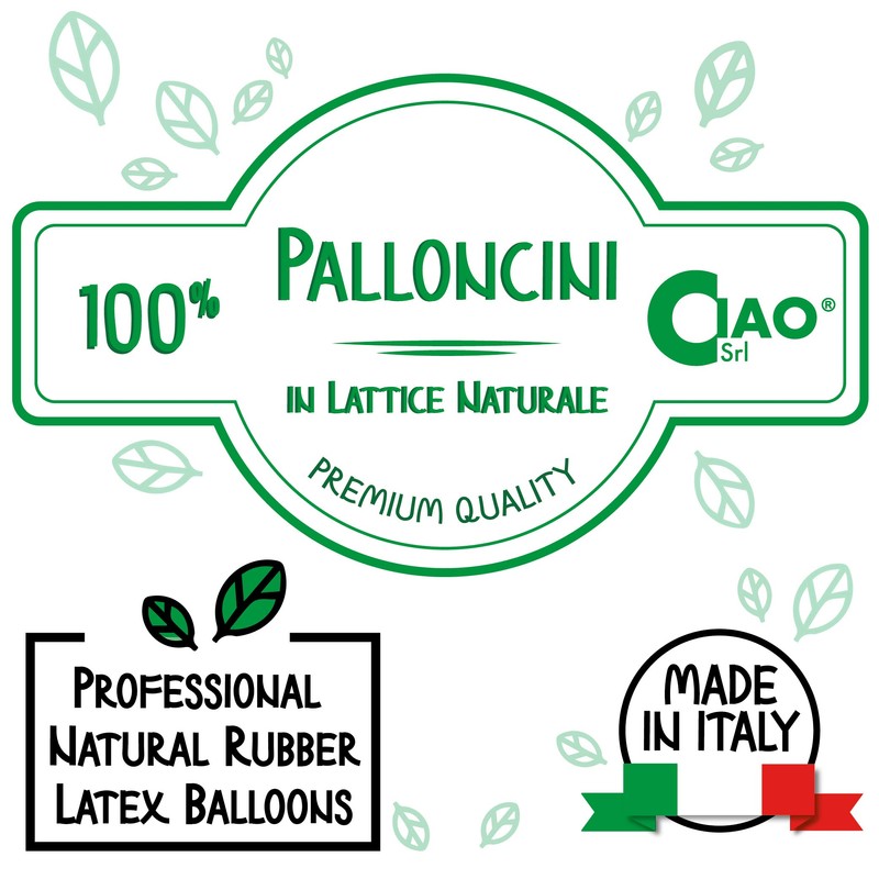 Pack 34446 100 Balloons in Natural Latex Premium Quality G120
