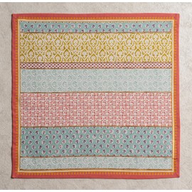 Maison d' Hermine Napkin 100% Cotton Cloth Napkin Decorative Washable Easter Napkins Set of 4 for Home, Kitchen, Dining, Cocktail Parties & Camping, Provence - Spring/Summer (45cm x 45cm)