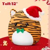 FunBase Christmas Musical LED Tiger Soft Plush Pillow, Light Up