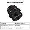 EVIL ENERGY 20AN Male Flare to 1-1/4" NPT Pipe Fitting