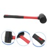 LIFKOME 8Oz Non Slip Rubber Mallet Hammer with Tpr Handle