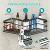 stusgo Corner Shower Caddy 2-Pack, No Drilling Shower Organizer Corner