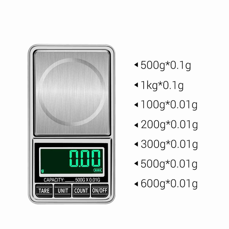 Portable Digital Scale Gold Jewelry Scale Mini Pocket Digital Scale