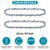 6 Inch Chainsaw Chain, RLSOO Replacement Chains for Almost 6-inch