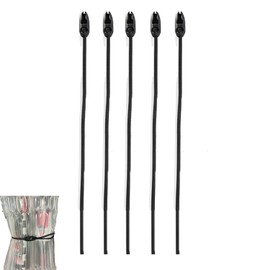 ArrErr 5 Pack Adjustable Bungee Cords with Clips Self Bite Lock Stretch Elastics Shock Cords Bungee Rope Utility Straps for Motorcycle Helmet Camping RV Rear Bike Rack Cargo Pickup Truck Luggage