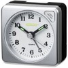 KORJO AAC 73 Analogue Alarm Clock, 5.5 Centimeters, Silver/Black