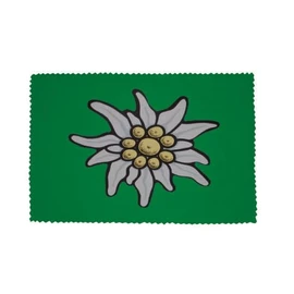 U24 Glasses Cleaning Cloth Edelweiss Flag Glass Cleaning Cloth Microfibre Cloth