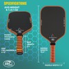 Pickleball Paddles,2025 Carbon Fiber Pickleball Paddle,3K Raw Carbon Fiber Surface