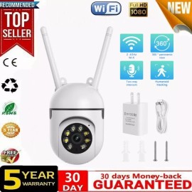 COOLGO Wifi Wireless Security Camera System  Home Night Vision Cam 1080P HD - Only 32G TF Card