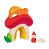 goki Evolution 58359 Mushroom House Made of High-Quality Maple Wood