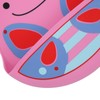 Silicone Cartoon Pattern Baby Bib Infant Waterproof Adjustable Portable Eating