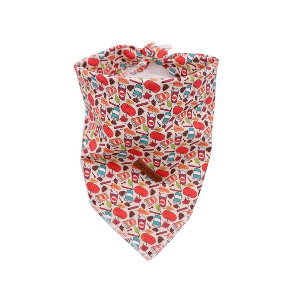 Unique style paws 1 x Dog Bandanas, Washable Cotton Square