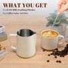 Mumoo Bear Milk Frothing Pitcher 12oz/350ml, Stainless Steel Espresso Steaming