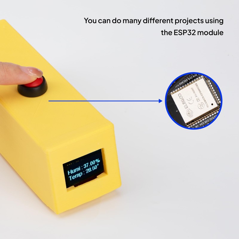 ELEGOO ESP-32-Development Board Micro USB 2.4GHz Dual Mode WiFi +