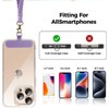 Artisoul Key Chain Short Bracelet Braided Keyring Macrame Lanyard, purple,